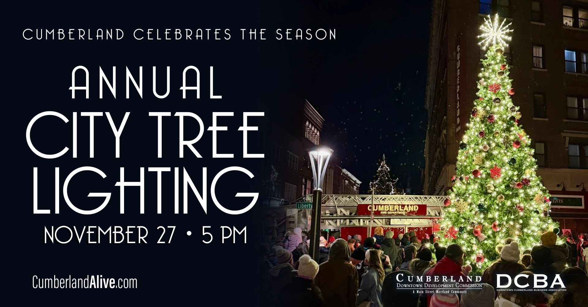 Image for Downtown Cumberland Annual Tree Lighting